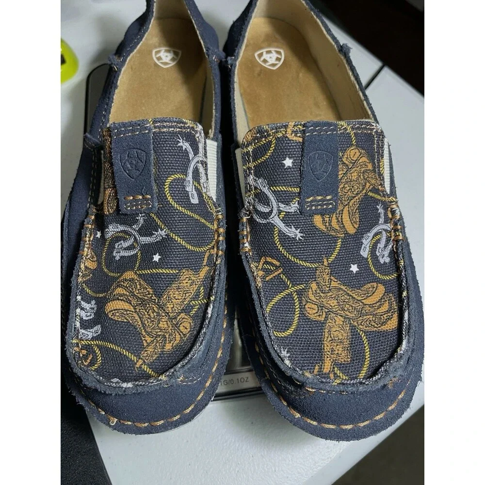 Ariat Cruiser Saddle-Up Slip-on Shoes Casual Logo 10046917 Ladies 9.5B